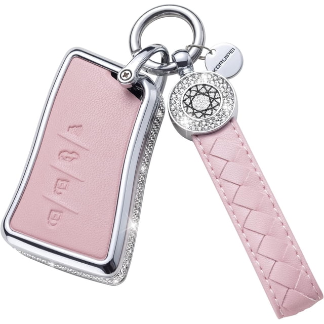 for Lexus Key Fob Cover with Keychain, Soft TPU Key Case Protection Shell Fit for Lexus ES350 ES300h UX200 LS500 LS500H LC500 LC500h