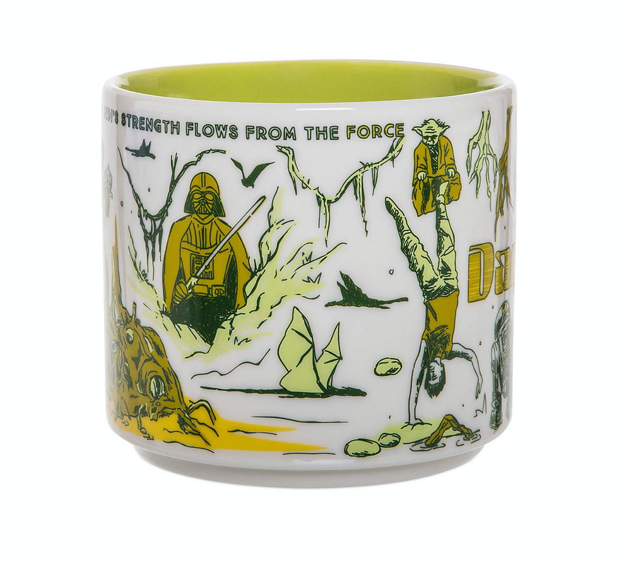 Tazza Da Caffè Ceramica Winter Is Coming Stark – Bianca Con Bordo E Manico Blu, 0,33L, Idea Regalo