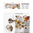 thumbnail image 4 of Tie Up Valance Curtain for Kitchen,Thanksgiving Farmhouse Pumpkin Rod Pocket Short Curtains Adjustable Tie-Up Shade Valances,Fox Squirrel on Wood Window Treatment for Bathroom Living Room Bedroom, 4 of 8