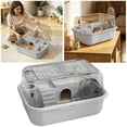 thumbnail image 1 of Tong Hamster Cage With Removable Base Quiet Exercise Wheel And Double Layer Design For Easy Cleaning And Comfortable Habitats Hamster Cage With Activity, 1 of 6