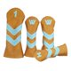 thumbnail image 5 of Golf Driver Wood Head Wood Headcover Cubiertas para la cabeza del club universales para todas las marcas de controladores de - Amarillo 19 x 9 x 2 cm Baoblaze Cubierta de cabeza de golf, 5 of 8
