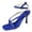 Blue, variant on Aayomet Sandals Shoes Heels Casual Breathable Fashion Toe Lace-up High Women's Thigh High Heels for Women Wide Calf Size 11,Black 9.5