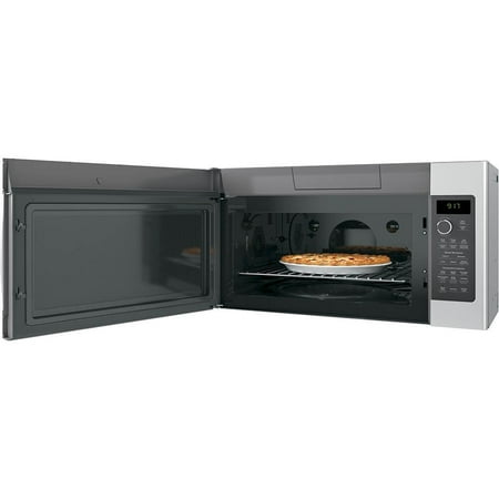 GE Profile - 1.7 Cu. Ft. Convection Over-the-Range Microwave with Sensor Cooking - Stainless steel