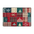 thumbnail image 2 of Non-Slip Area Rug 72"x48" Indoor Washable Floor Mats Carpet Printed for Living Room, Bedroom, Home Decor Christmas Patchwork Pattern, 2 of 7