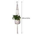 thumbnail image 3 of HOMEIORA 1 Pack Macrame Plant Hanger Indoor Hanging Planter for Plants Holder, Hanging Pot Holder Macrame Decorative Flower Pot Holder for Indoor Outdoor Boho Home Décor, 3 of 5