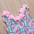 thumbnail image 6 of naisibaby Toddler Kids Girls Cute Printed Bikini, Baby Ruffles One-piece Swimsuit Green 3 T, 6 of 9