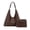 Coffee, variant on Hobo Bag Purses for Women Soft Slouchy Shoulder Handbags Tote with Pouch, Light Brown