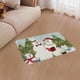 thumbnail image 3 of Alfombra antideslizante absorbente de franela festiva de Papá Noel y alce rectangular para cualquier habitación E, 3 of 7