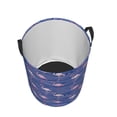 thumbnail image 3 of Balery Flamingo Round Laundry Basket with Handles Waterproof Freestanding Laundry Hamper for Clothes Toys in the Dorm and Family-, 3 of 8