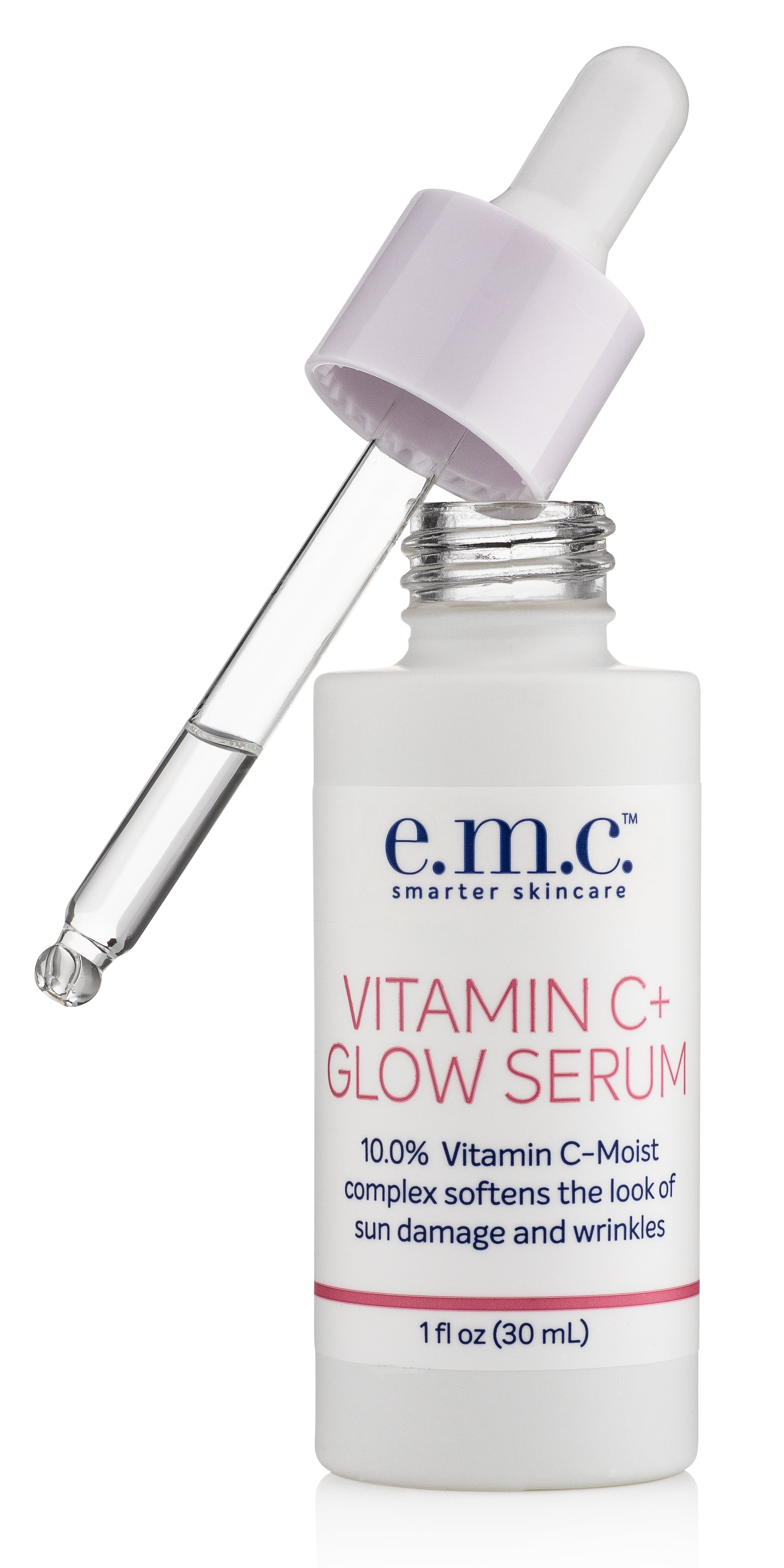 EMC Vitamin C + Glow Serum. Skin Brightening Serum w/ Vitamin C for