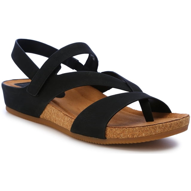 Sandalia Eurosoft de Sofft Gianetta Negra Talla 9 Mediana