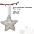 thumbnail image 3 of Sugar & Spice Bead Embroidered Plush HangingColor: SilverSize: 6"x6"Set of 2, 3 of 7