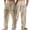 Khaki, variant on zbxnLI Mens Linen Pants Zipper Printed Beach Baggy Trousers Lightweight Casual Pants with Pockets
