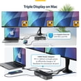 thumbnail image 3 of Estación de acoplamiento USB-C StarTech Triple 4K 60 Hz 140 W, 3 of 9