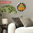 thumbnail image 5 of Decorative Clocks: Cute Furry One Eyed Mon-ster Inside of PumpkinGlass Wall Clock ,Monster Decor Wall Clock for Homes, Bars, Offices, Man Caves, Garages, And Living Rooms. Hallo-ween Gift, 5 of 8