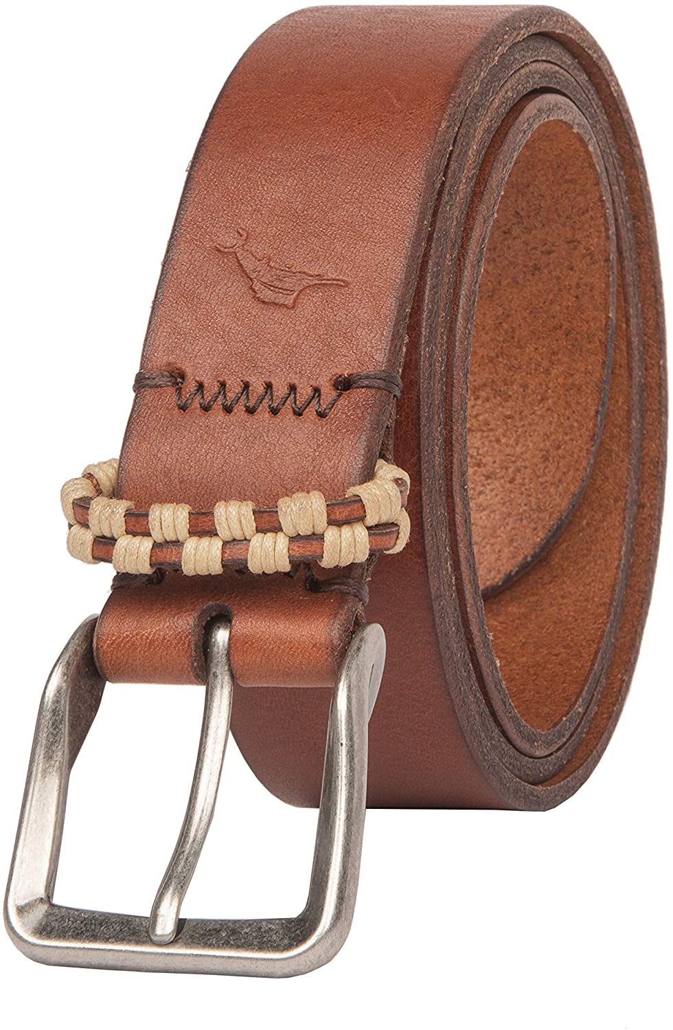 Tommy Bahama Men's 100 Leather Belt, Tan Beige, Large (3840
