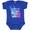 Royal Blue, variant on Inktastic Gender Reveal Will It Be a Little Buck or Doe? Girls Baby Bodysuit