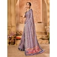 thumbnail image 6 of Ethnic Motifs Zari Block Print Saree - 28158640, 6 of 6
