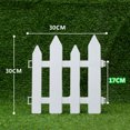 thumbnail image 2 of White PVC Plastic Fence European Style For Garden Driveway Gates Christmas Tree, 2 of 7