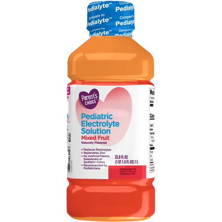 Parent's Choice Pediatric Electrolyte Solution, Mixed Fruit, 33.8 (Best Way To Mix Baby Formula)