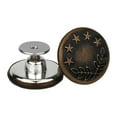 thumbnail image 2 of veasfak 3 Pcs Boutons de Jean Instantanés Détachables Amovibles Réutilisables Réduire la Taille pour Étoile Bronze, 2 of 5