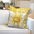 thumbnail image 2 of Spring Summer Flowers Yellow Throw Pillow Covers 18x18 Set of 4,Sweet Home Bless Decorative Pillow Cases for Bedroom Sofa Couch, 2 of 6