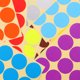 thumbnail image 1 of IDEANATEGRATE Colorful Circle Labels Adhesivas Resistentes Etiquetas Redondas Para Clasificación Y, 1 of 6