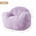 thumbnail image 2 of Huloretions Bean Bag Sofa With Filler,39" Bean Bag Chair Comfy Stuffed Accent Sofa With Ultra Soft Cover Armrests Upholstered Bean Bag Couch Lazy Sofa Floor Sofa For Dorm Living Room Bedrooms, 2 of 9