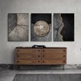 thumbnail image 5 of Cuadro de mármol con textura de madera, pintura abstracta en lienzo de oro, negro y verde, arte de pared, carteles y grabados vintage de lujo para la decoración del hogar, 5 of 5