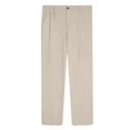 thumbnail image 6 of Men's Cotton Linen Elastic Waist Solid Color Casual Pants, Breathable Comfortable Trousers for Daily Relaxation and Wear,Khaki,S, 6 of 6