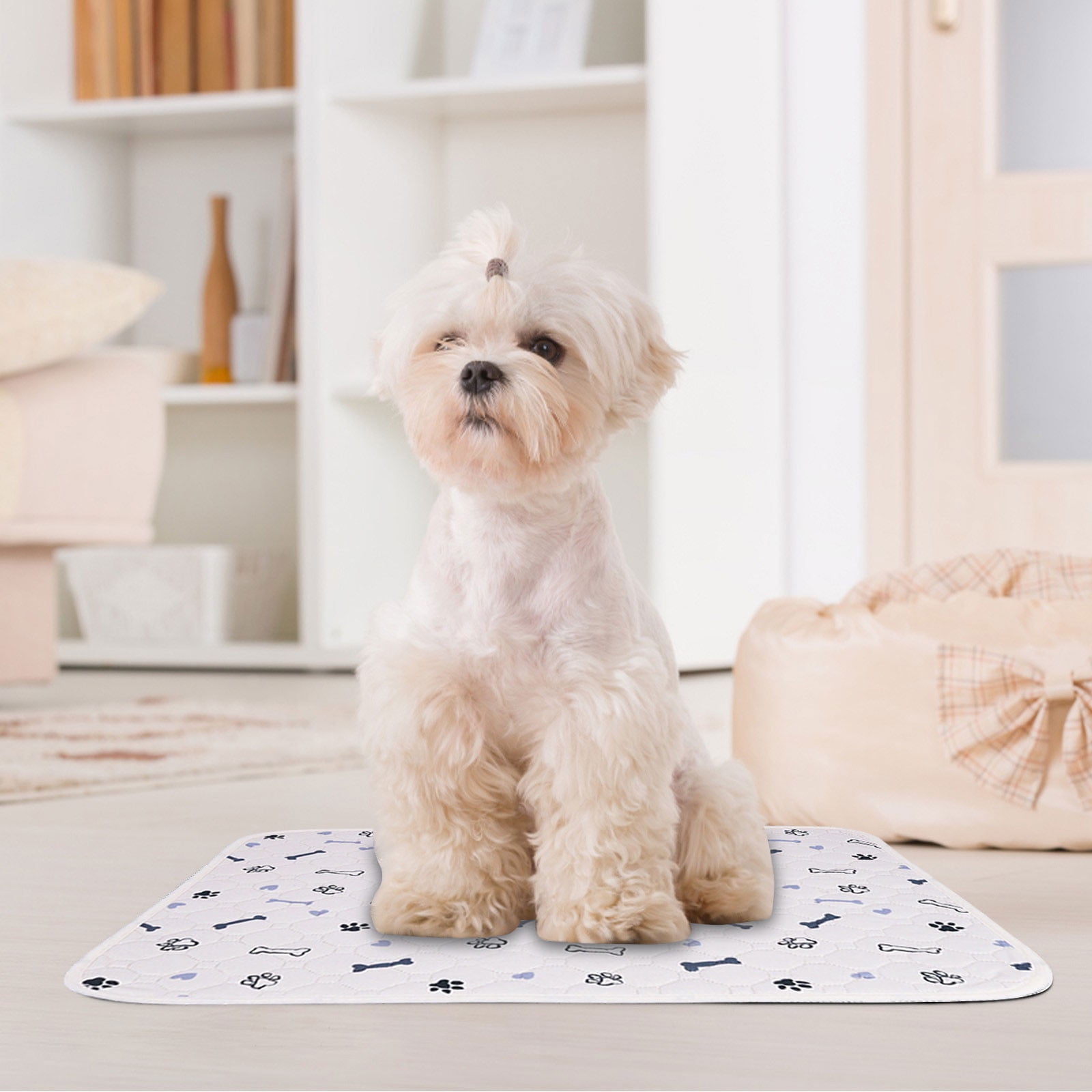 Reusable Puppy Pads Washable, Leak Proof Dog Training Pads with Non- Bottom, Absorbent Pet Pee Mats for Home and Travel
