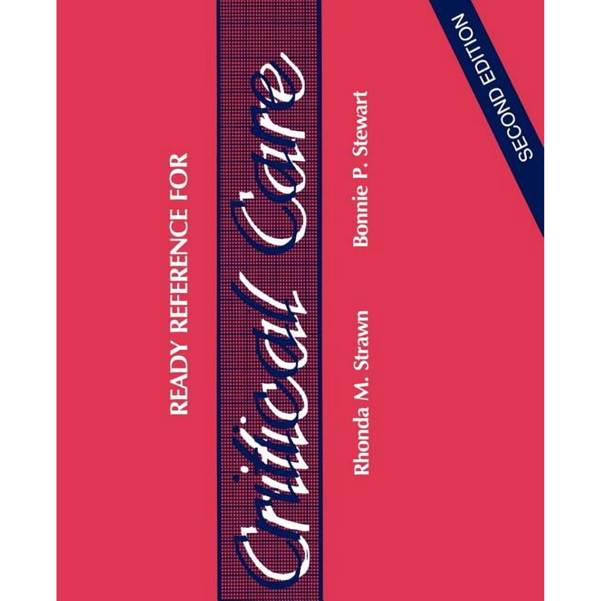 Ready Reference Critical Care 2e (Paperback)