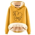 thumbnail image 1 of Walmart+ Semaine Aqestyerly Sweat à Capuche Mode pour Femmes Col Rond Imprimé Amusant pour la Saint-Valentin, 1 of 2