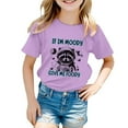 thumbnail image 4 of Vêtements pour Filles T-Shirts à Manches Courtes Imprimés pour Filles Col Ras du Cou Tenues d'Été pour Filles Tenues Mignonnes pour Filles 12-13 Ans Mode Filles, 4 of 4