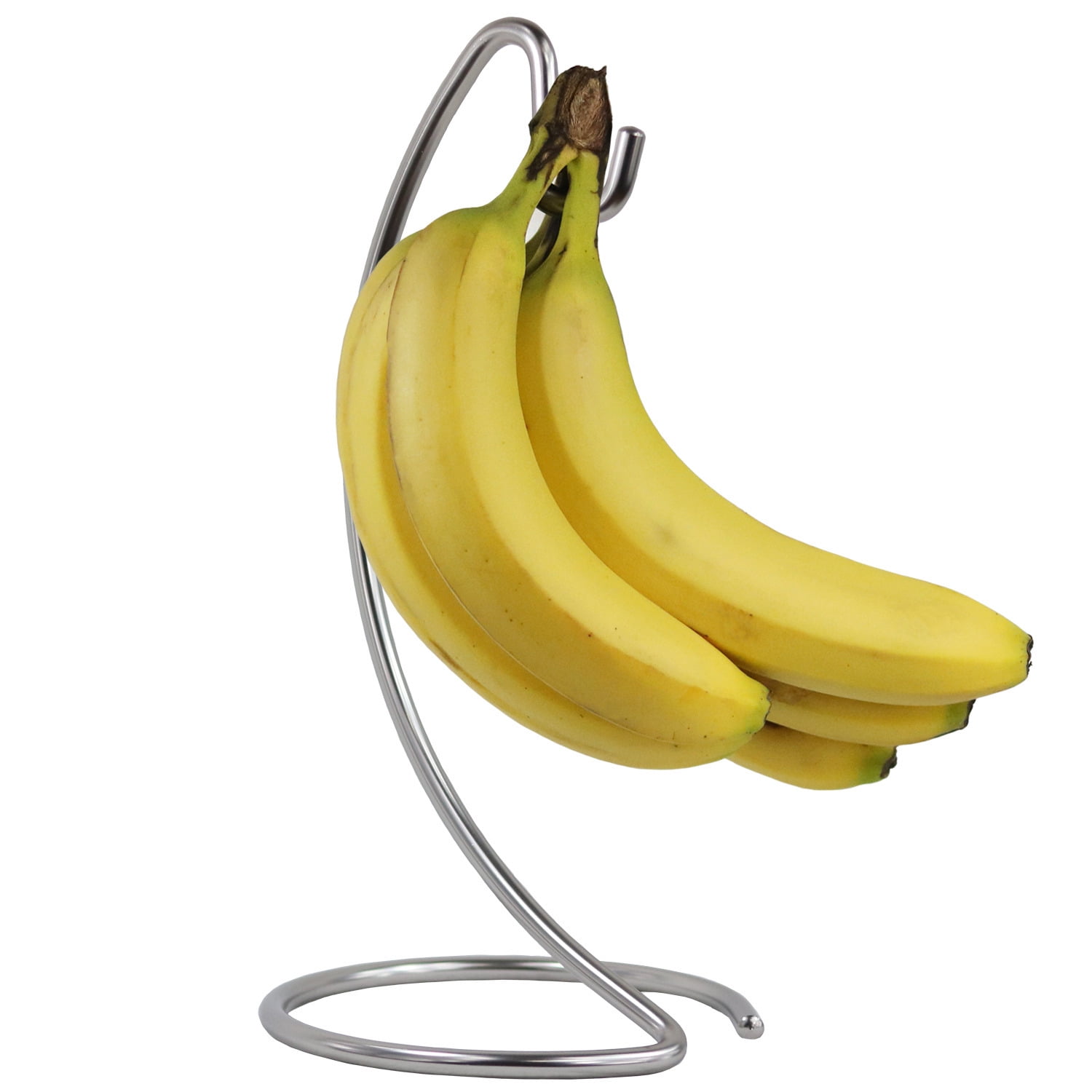 4844 Chrome Banana Tree Holder Ripen Fruit Evenly Prevents Bruising & Spoiling 