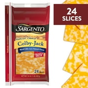 Sargento Sliced Colby-Jack Natural Cheese, 24 slices