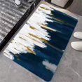 thumbnail image 4 of Diatomaceous Earth Bath Mat,Modren Art Blue Gold Oil Non-Slip Volume Super Absorbent Fast Drying Eco-Friendly Easy to Clean for Bathroom Kitchen Door mat 16×24Inch (40 * 60cm), 4 of 6