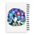 thumbnail image 2 of Happy New Year Border Collie Family Cheer Winter Midnight Firework Spiral Bound Journal Borders Dog Lovers Gifts Idea 5x7in Spiral Notebook - 02025, 2 of 5