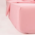 thumbnail image 5 of 3 Pieces Microfiber Toddler Bed Sheet Set, Easy care and Breathable Crib Bedding Set for Boys and Girls, Pink, Include Crib Fitted Sheet, Flat Sheet, Envelope Pillowcase, 5 of 5