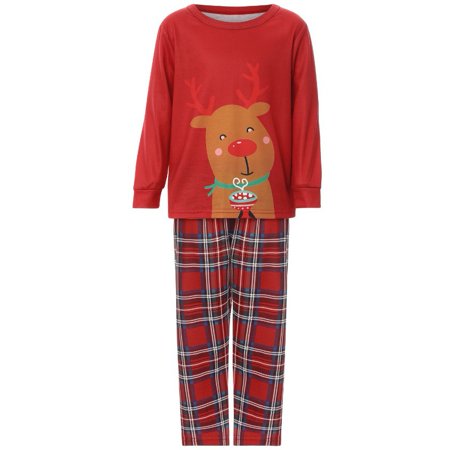 

Xmas Deer Christmas Pyjamas Family Matching Dad Mom Kids Baby Nightwear Pajamas Festive Sleepwear Gifts