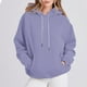 thumbnail image 2 of Blusas para mujer,Sudadera con capucha degradada, blusa de manga larga con cordón, cuello redondo, tejido suave y transpirable, corte holgado para usar en casa, sopatenor, 2 of 9