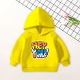 thumbnail image 2 of Gubotare Toddler Boy Hoodie Boys Hoodies Kids Sweatshirt Toddler Print Hooded Clothes 18 24 Months (Yellow,18-24 Months), 2 of 7