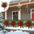 thumbnail image 1 of QIPOPIQ Branches de Pin Artificielles avec Baies Rouges, Tiges de Verdure de Noël, Pics Décoratifs pour Couronnes, Guirlandes, 1 of 6
