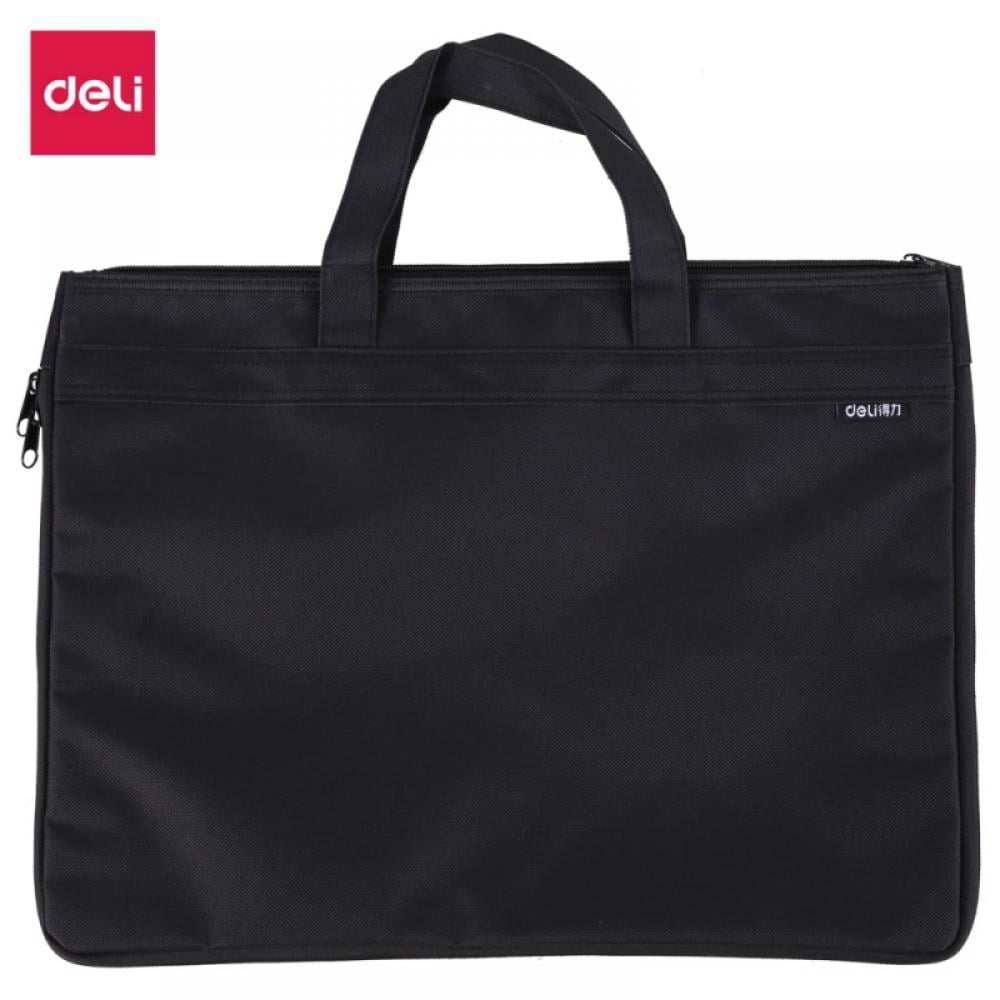 Black Cat A4 Bag File Folder For Documents Laptop Shoulder Briefcase School Item 
