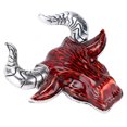 thumbnail image 4 of Broche de Animal Retro broche de cabeza de buey de ganado Pin de solapa accesorios para corbatas regalos navideños de Año Nuevo ANGGREK Otros, 4 of 8