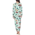 thumbnail image 4 of Conjuntos de Pijamas de manga larga para Mujer, ropa de dormir informal, jersey de casa, regalos de Navidad, primavera y otoño, envío directo, 4 of 4