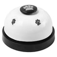 thumbnail image 1 of Cloche d'Entraînement pour Animaux Motif Empreinte Cloche de Service en Métal pour Chats, 1 of 10