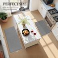thumbnail image 3 of Non Slip Kitchen Rugs Sets of 2, Machine Washable Kitchen Mats for Floor with Rubber Backing, Quick Dry Absorbent Durable Soft, 3 of 5