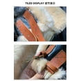 thumbnail image 5 of Men's Winter Coat Genuine Sheepskin Shearling Natural Leather Jacket Super Thick Wool Liner for -30 Degree Black Plus Oversized,48,Black, 5 of 8