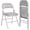 Gris, variante sur Eastvita Lot de 2 Chaises Pliantes Rembourrées Sécuritaires - Portatives/empilables//pliables avec Coussin Rembourré Doux/dossier/siège Commercial avec Cadre en Métal pour Bureau/mariage/salle à Manger//usage Extérieur/...